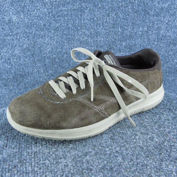 SKECHERS On THE Go‎ City Choco Women Sneaker Shoes Size 8.5 Medium Brown Leather - Picture 1 of 10